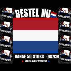 Nederlandse vlag sticker