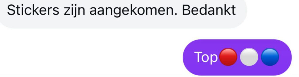 Recencie 4 - Rechtse Stickers | HeelHollandPlaktt