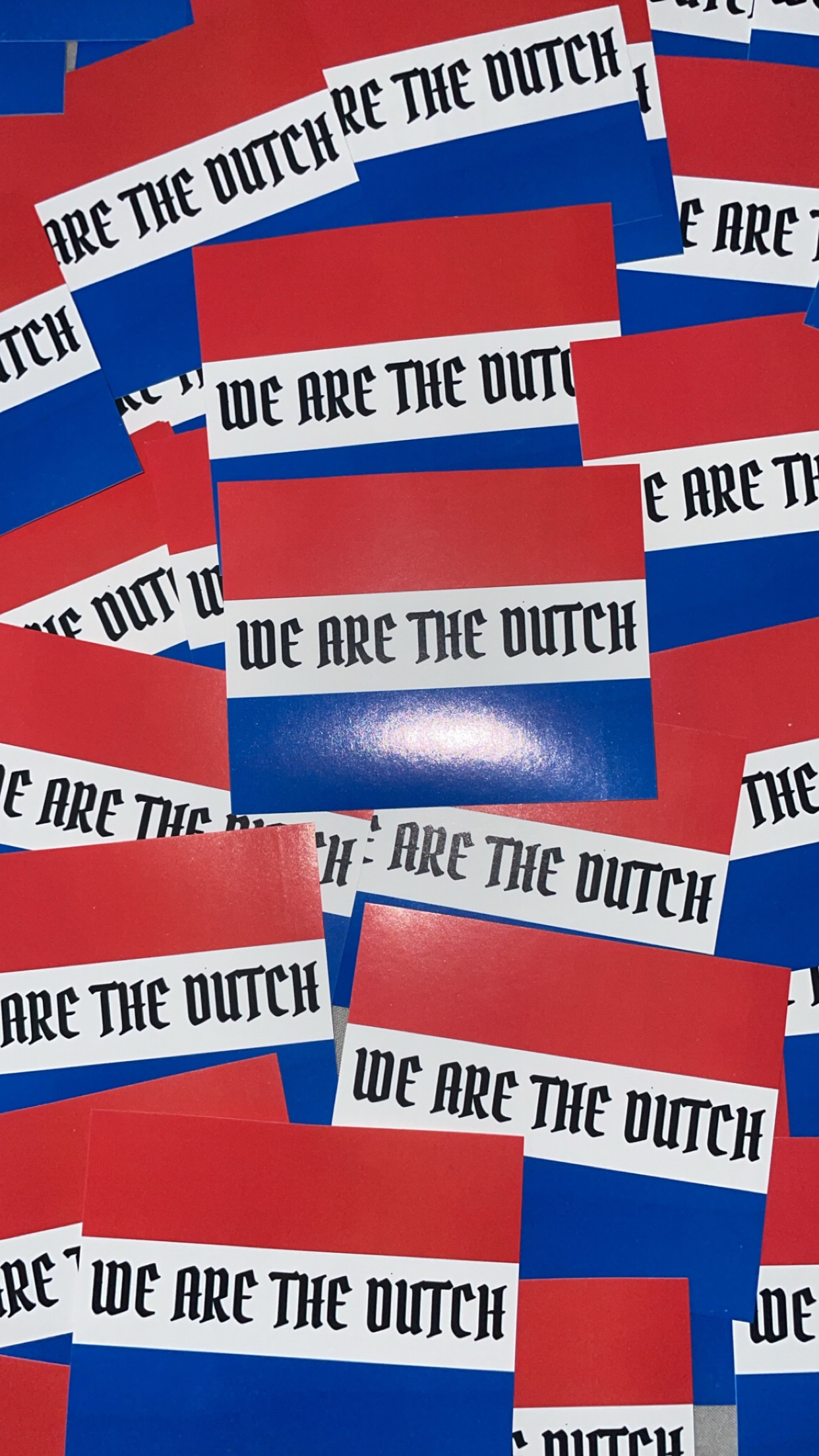 We are the Dutch sticker - HeelHollandPlaktt