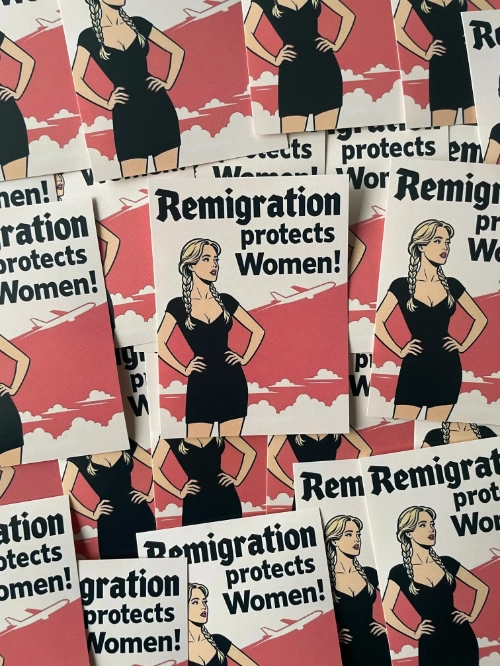 Remigration sticker