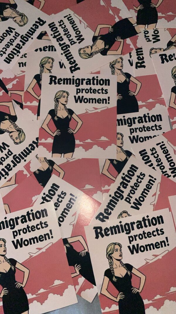 Remigration sticker