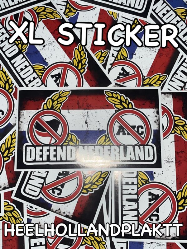 04187666-b9cb-47fe-97a2-c4d53b551a6e DEFEND NEDERLAND XL STICKERS