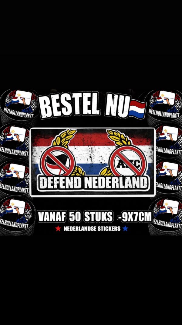 4e8ebfc6-e329-480d-b990-63a34247ce71-2 DEFEND NEDERLAND STICKERS { 50 stuks}