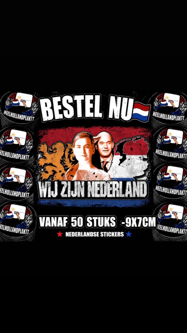 6370f1cd-d141-476e-9041-eab6c578fde2-6 WIJ ZIJN NEDERLAND STICKER ( 50 stuks)