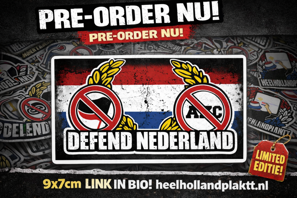 DEFEND NEDERLAND STICKERS { 50 stuks} - HeelHollandPlaktt