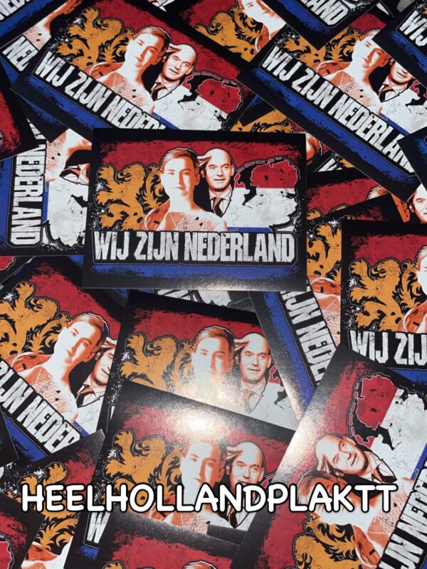 a6c21dc3-b37a-4557-a865-466b01028e4c WIJ ZIJN NEDERLAND STICKER