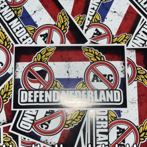 fa4288dc-f6f0-4563-a9a8-0b6105d1943b DEFEND NEDERLAND STICKERS { 50 stuks}