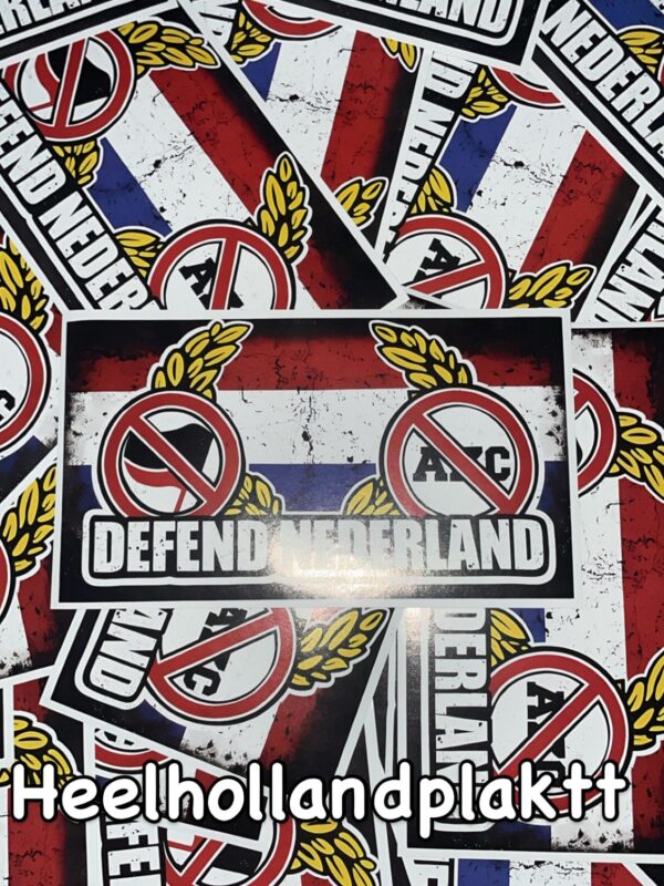 DEFEND NEDERLAND STICKERS { 50 stuks}