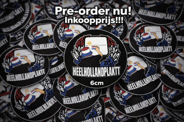 HEELHOLLANDPLAKTT STICKERS