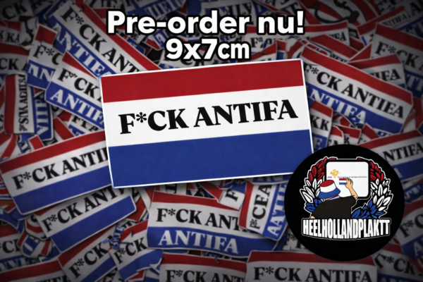 Nederlandse vlag/fck antifa