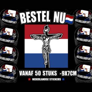 Jezus / nederland stickers ( 50 stuks)