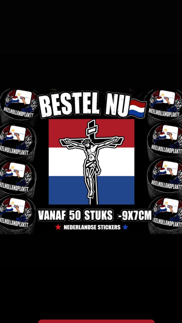 0fce987e-01a5-42b7-b6b7-b3e65cd14005 Jezus / nederland stickers ( 50 stuks)