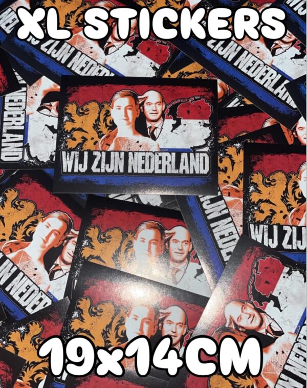 WIJ ZIJN NEDERLAND (XL STICKER)