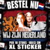 img_6664 WIJ ZIJN NEDERLAND (XL STICKER) (10 stuks)