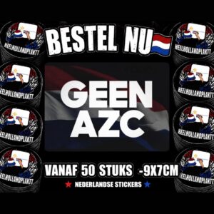 geen azc sticker🇳🇱